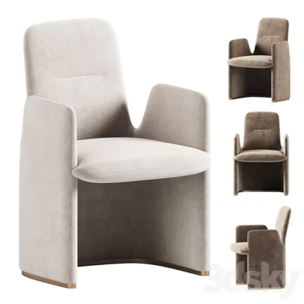 Guest Armchair Poliform 3D Model
