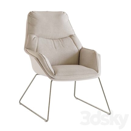 Erbert accent chair 3D Model