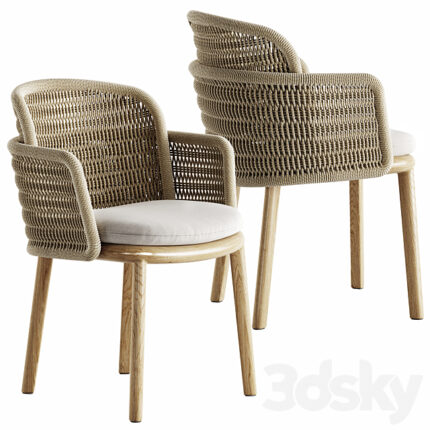 Suro armchair by Tribu 3D Model