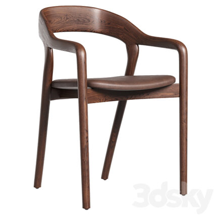 Amare Dining Armchair Sonoma Coco 3D Model