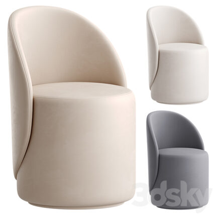 Pouf Loreen StoolGroup 3D Model