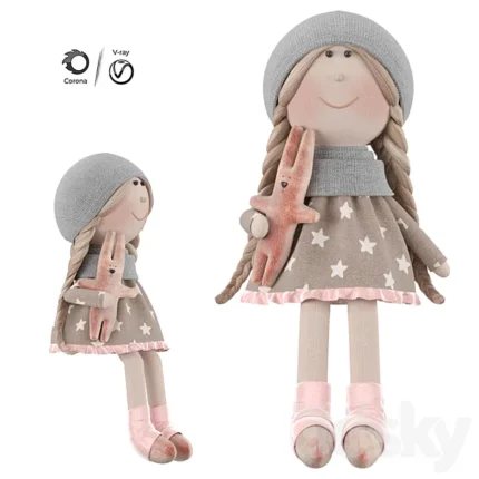 Doll Girl 3D Model