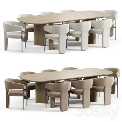 Dining Set 33 3D Model