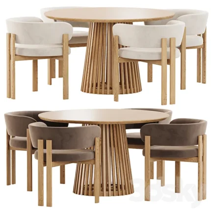 Dinning Set 14 3D Model