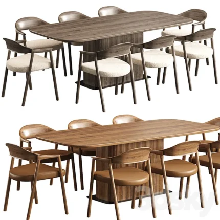 Dining set 45 3D Model