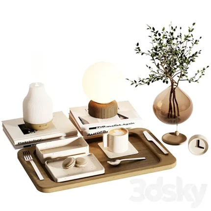 Decorative set-02 3D Model