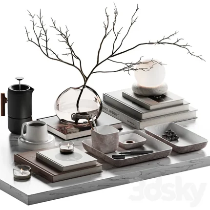 Decorative set 106 3D Model
