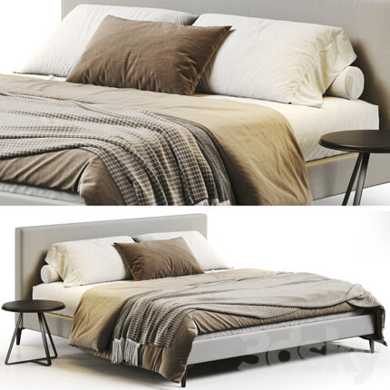 West Elm Emmett Bed 3D Model