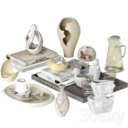Decorative Set 9 3D Model
